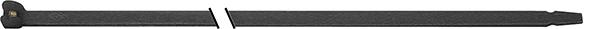 Kabelbinder Nylon schwarz140x3,5mm a100Stück mit Stahlnase SapiSelco
