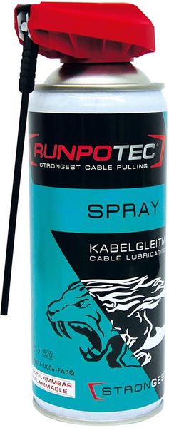 qwz119780.jpg Kabelgleitmittel Spray 400ml Runpotec