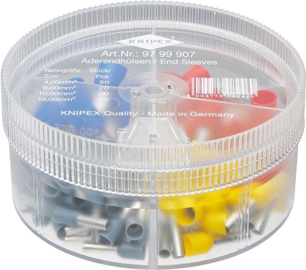 pre123728.jpg Aderendhülsen-Sortiment 4-16qmm KNIPEX