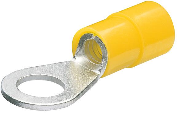 pre124280.jpg Kabelschuh Ringform gelb 6,0 4,0-6,0mm2 a 100St. KNIPEX