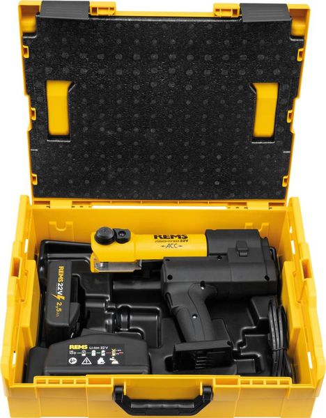 shk100535.jpg Akku-Press 22 V ACC Basic-Pack in L-Boxx RemsD 10-108(110) mm,D 3/8-4"für Pressverbindungen