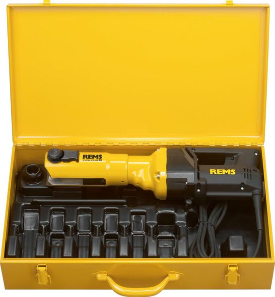 shk100708.jpg Power-Press SE Basic-PackStahlblechk. Ø 10 - 108 (110) mm, Ø 3/8 - 4" Elekt. Radialpresse