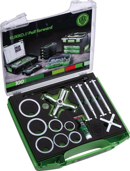 Kugellagerabzieher-Satz PULLPO für mittlere Lager17-100mm KUKKO