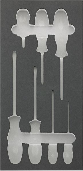 Werkzeugmodul 1/3 leer Schraubendr.Schlitz PH PZFORTIS