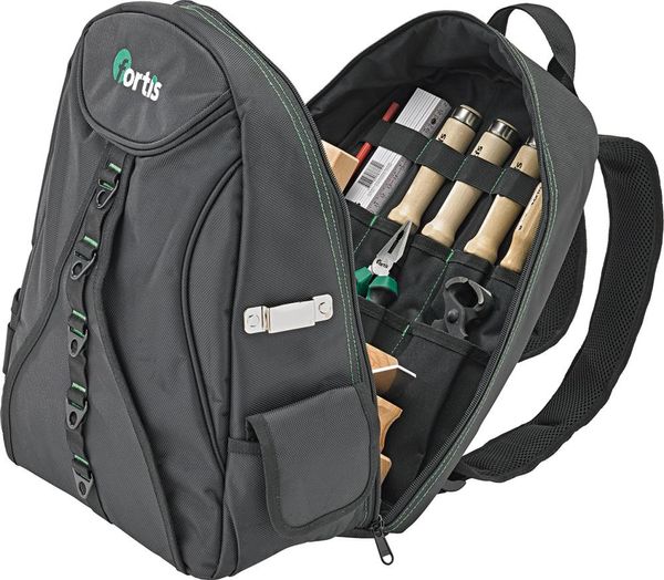 lag1104373.jpg Werkzeugsortiment Holz 21-tlg. im Rucksack FORTIS