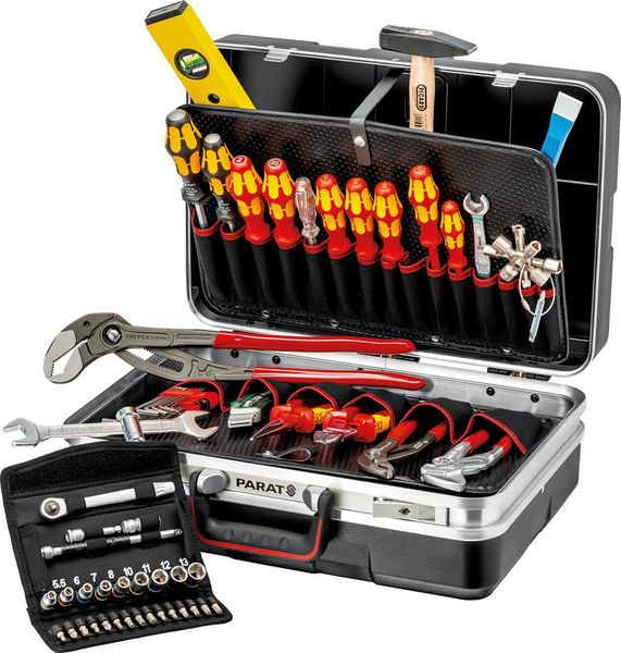 lag189159.jpg Werkzeugsortiment Vision Sanitär 60-teilig im ABS-Koffer Knipex