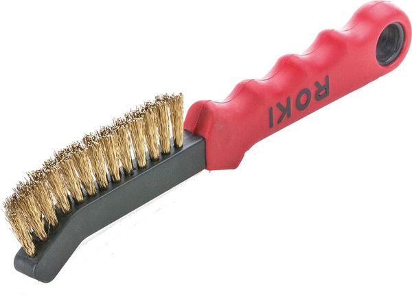 pre127361.jpg Drahtbürste ROKI Messing gewellt 0,25mm Lessmann