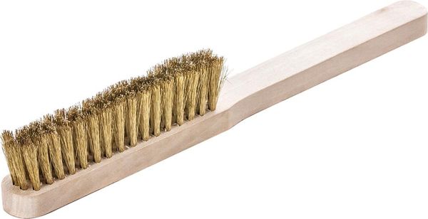 Feinbürste Messing gewellt 0,15mm Lessmann