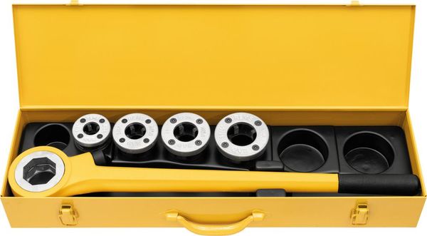shk100428.jpg Hand-GewindeschneidkluppeREMS eva Set R 1/2-1.1/4"
