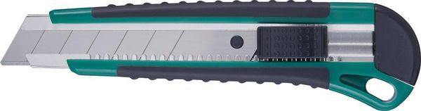pre125533.jpg Cuttermesser Kunststoff 25mm m. 3 Klingen FORTIS