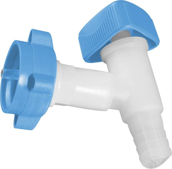 Ablasshahn Profi HD-PE/LD-PE blau/natur