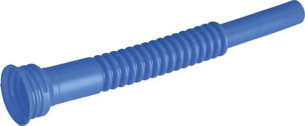 Auslaufrohr flexibel HD-PE blau L265 mm