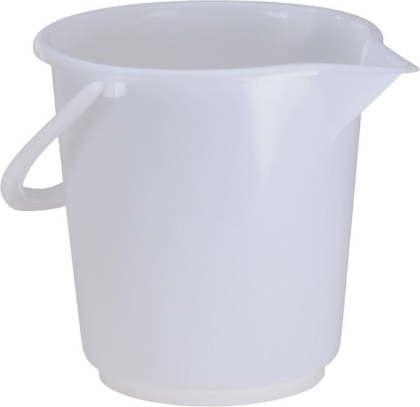 Industrieeimer 10,5 l D286xH283 mm natur rund mit Ausguß