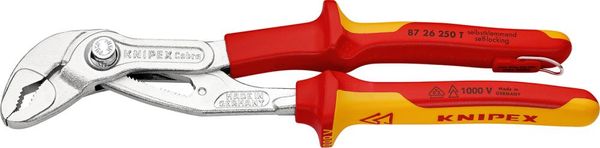 WP-Zange Cobra VDE 250mm m.Si-Öse Knipex