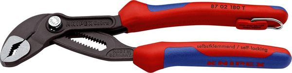 WP-Zange Cobra m.Si.Öse 180mm pol. 2K Knipex