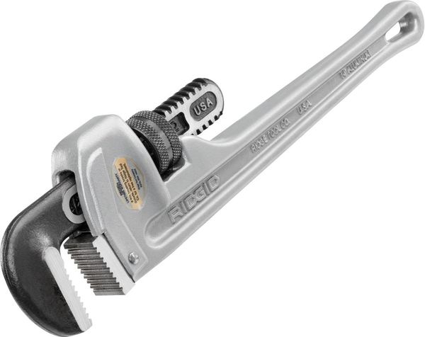 qwz118265.jpg Rohrzange gerade 2 Zoll Alu Ridgid