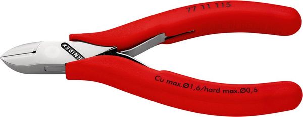 Elektr.Seitenschneider 115mm Form1poliert Knipex