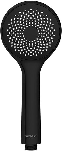 Duschkopf 9,5 cm schwarz WaterSaving