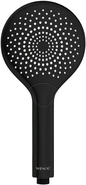 Duschkopf 12 cm schwarz WaterSaving