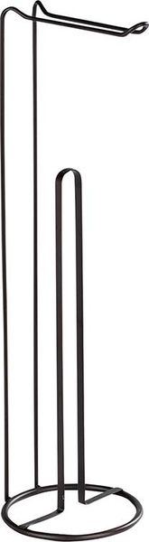 Stand Toil.papierhalter Lugano, schwarz