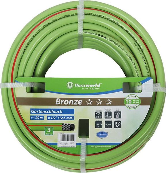 Gartenwasserschlauch 19 mm 3/4Z 25 m Bronze Floraworld