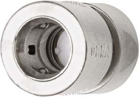 Schlauchstück 1/2" - 13mm MS Ni m. Wasserstopp GEKA plus Stecksystem