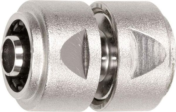 Schlauchverbinder 1/2" - 13mm MS Ni m. Spannmutter GEKA plus Stecksystem