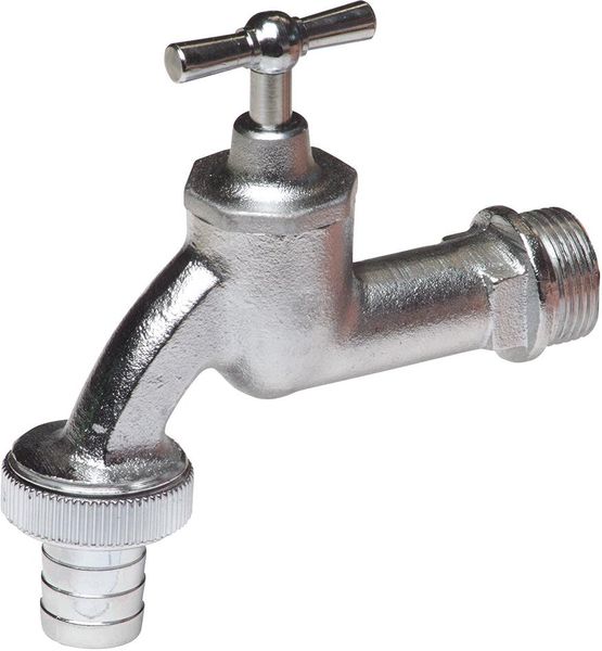 Wasserhahn Messing AG D 1/2Z Tülle 1/2Z mit Auslauftülle Floraworld