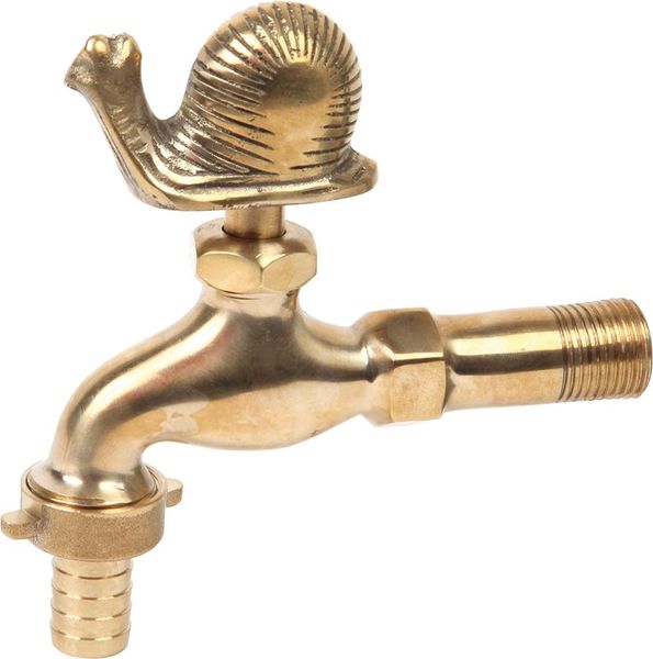 Zierwasserhahn SchneckeMessing 1/2"FloraworldBeschaffungsartikel