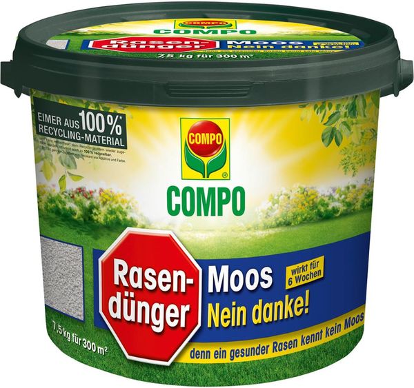 Rasendünger Moos - Nein danke 7,5kg Eimer