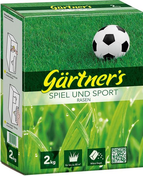 Spiel- u. Sportrasensamen2 kg, FS Gärtners