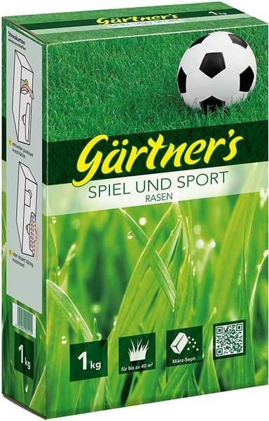 Spiel- und Sport Rasensamen 1 kg Gärtner's