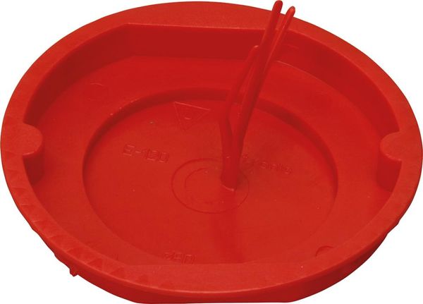 Signaldeckel rot 60mm Ø f. Schalterdosen