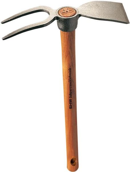 lag153177.jpg Rex-Häckchen m.Breitblatt2 Zinken, mit Stiel 40 cm