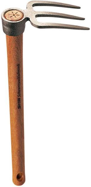 Rex-Häckchen m. 3 Zinken mit Stiel 40 cm lang