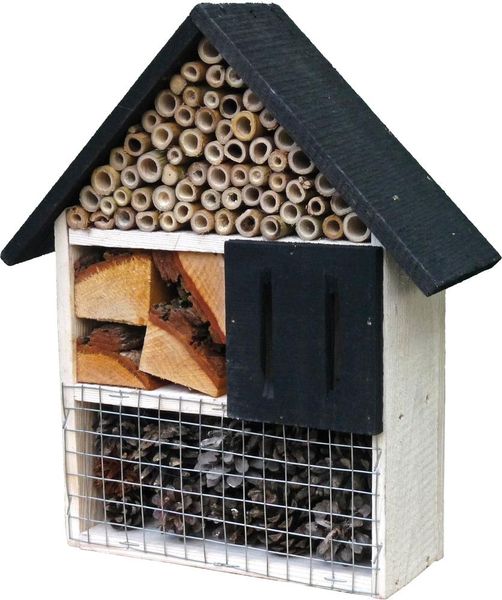 Insektenhotel Elberfeld Maße: 30x27,5x9 cm Holz