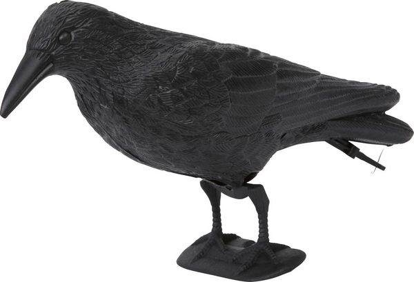Tierfigur Rabe Kunststoff, schwarz 37x15cm Floraworld