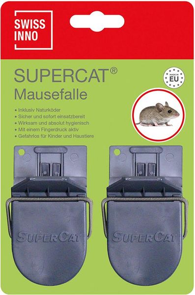 lag165889.jpg Mausefalle Supercat 2er inkl. Köder Swissinno Solution
