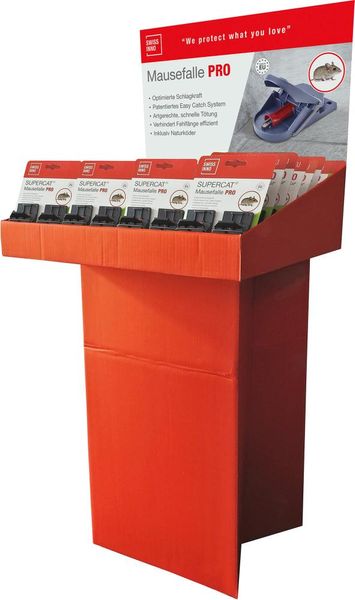 lag184346.jpg Mausefalle SuperCat Pro 2er Set inkl. Köder Display, Inhalt 40 Stück