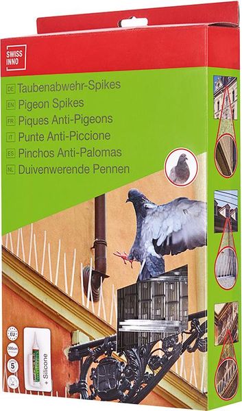 lag165926.jpg Spikes 300 cm inkl. Silikonkleber Swissinno Solution