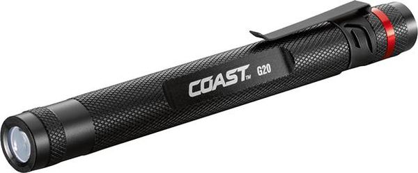 lag1106830.jpg COAST G20 Taschenlampe für Inspektion mit Taschenclip Dual-Power 2xAAA/Li-Ion