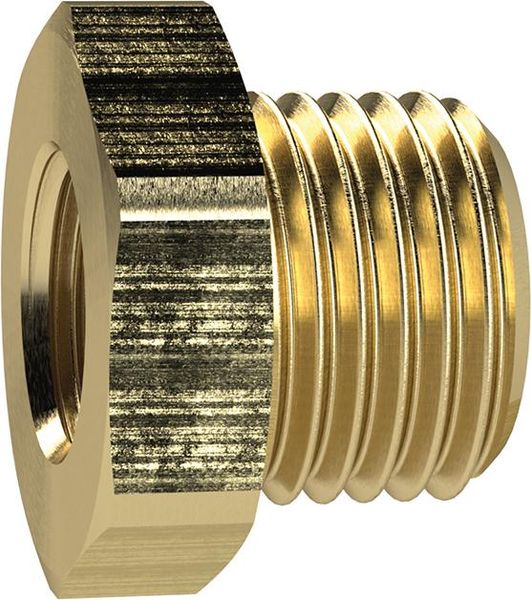 Reduziernippel kurz, Messing, AG G1.1/4" , IG G3/4", RIEGLER