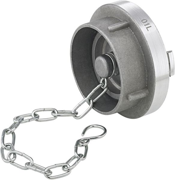 Storz Blindkupplung Aluminium, 52-C m.Kette, 52-C, PN 10 FORTIS