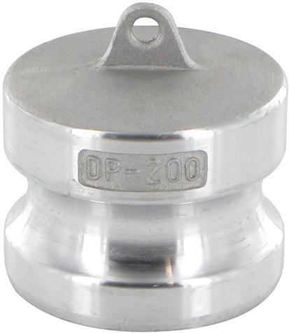 Kamlok Vaterteil Typ DP DN40, Stopfen, Alu