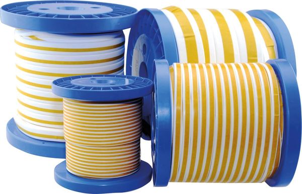 Flachdichtungsband PTFE, DIN 4360, 2,5mm B7mm, Spule 25m