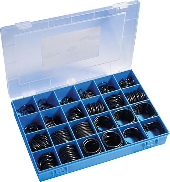 lag190570.jpg O-Ring-BOX C, NBR 70, metrisch, 425 Stück 30 Abmessungen, 3x1,5 bis 30,2x3