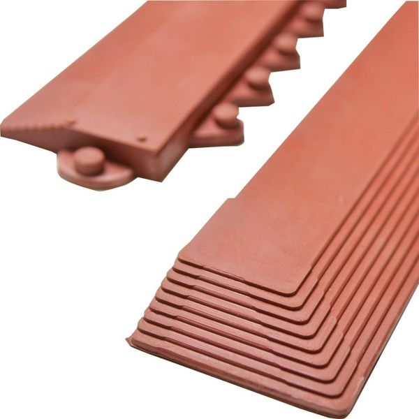 pim103835.jpg Gummikantenprofil NBR/NR, rot, ölbeständig,mit Knopfleiste rechts, 990x75mm