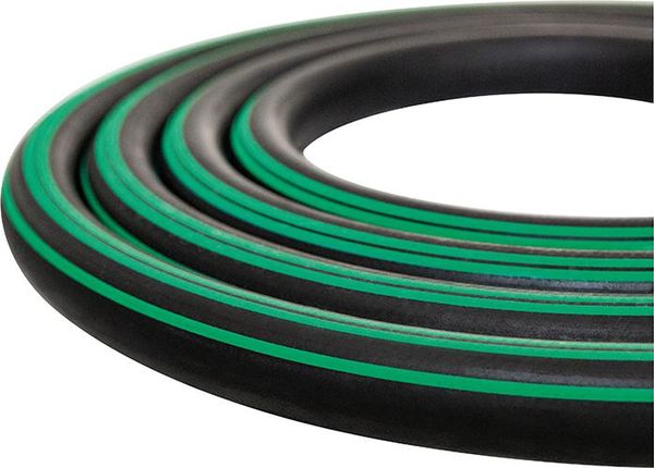 Vielzweckpremiumschlauch Supreme, 19x4,5mm schwarz 3 grüne Streifen 20bar, 50m Semperit