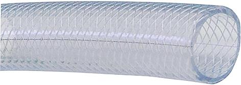 Silikonschlauch transp. mit Einlage, FDA, 38x5mm, 25m
