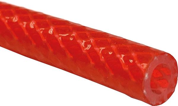 Silikonschlauch rot mit Einlage, 19x4,5mm, 25m
